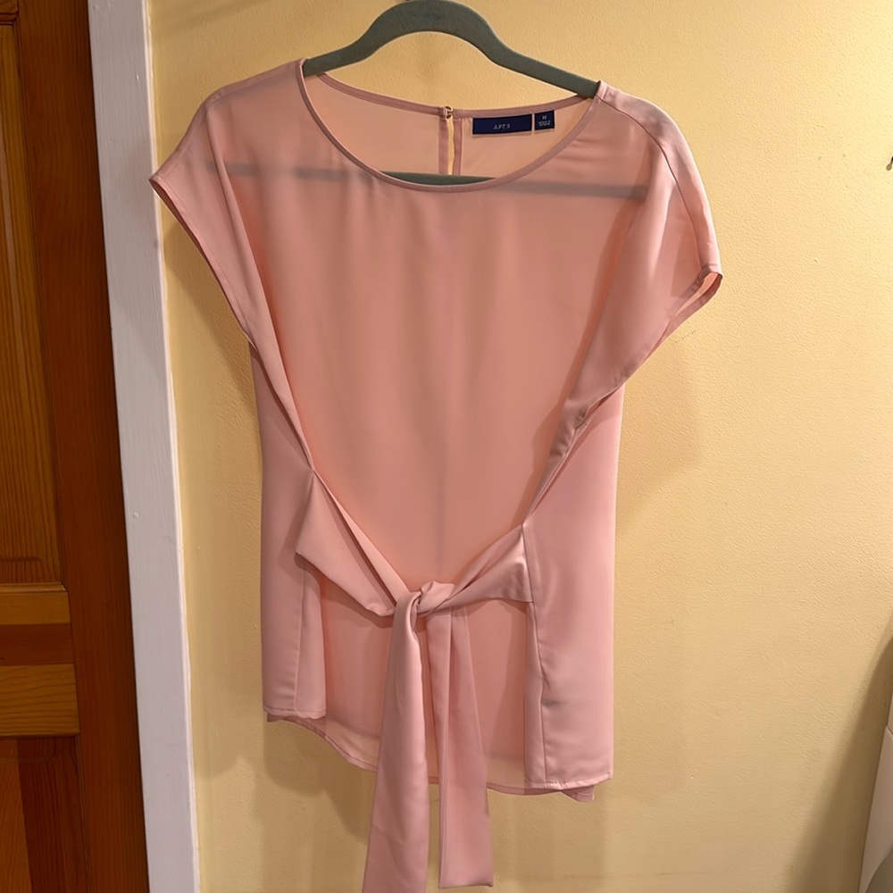 Apt 9 Pink short sleeve blouse